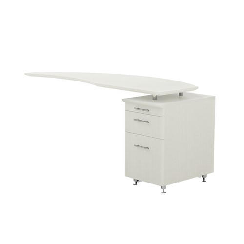 Mayline Group Mayline Medina Right Desk Extension with Pedestal MNRTPR 