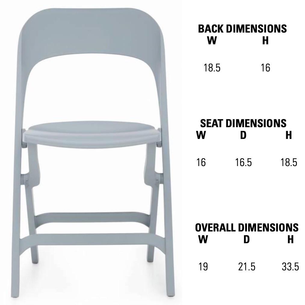 Global Total Office Global Flap Folding Chair 6775 (2 Pack!)