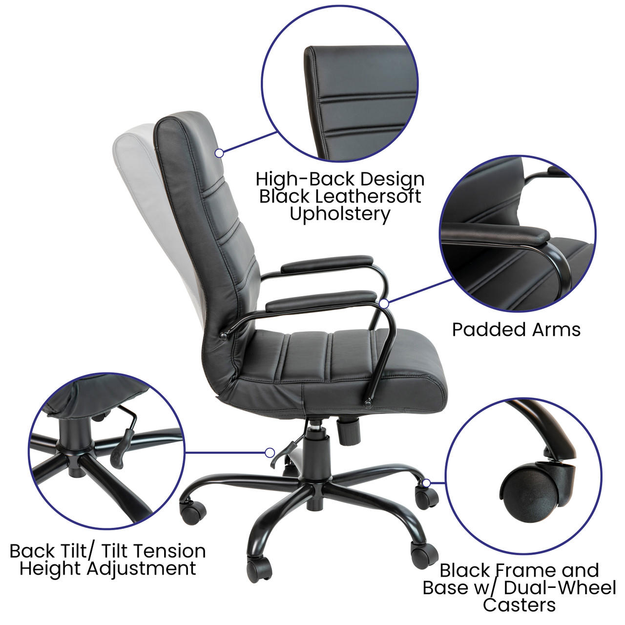  Flash Furniture Executive Office Swivel Chair 