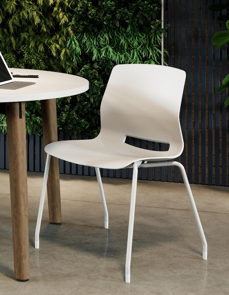 KFI Studios KFI IMME Stackable Polypropylene Guest Chair 2700