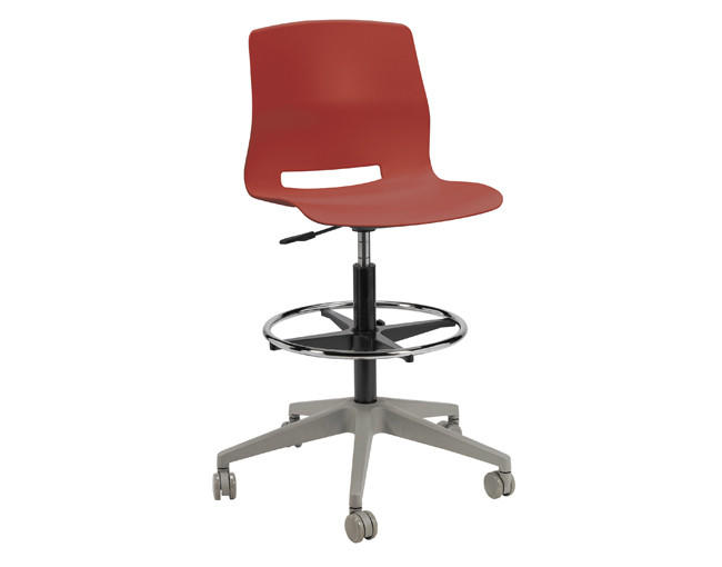 KFI Studios KFI IMME Armless Polypropylene Drafting Chair DS2700 