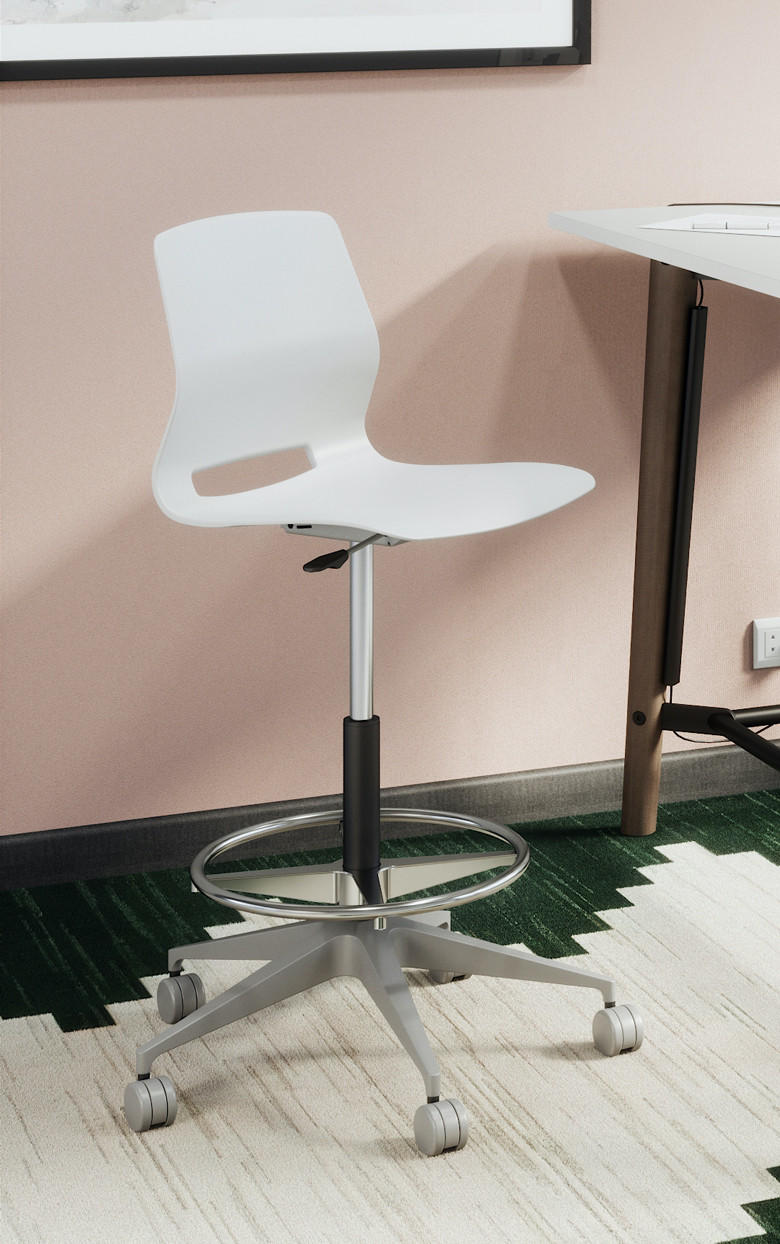 テーブル/チェア lockfieldequipment ft40 KFI IMME Armless Polypropylene Drafting Chair DS2700