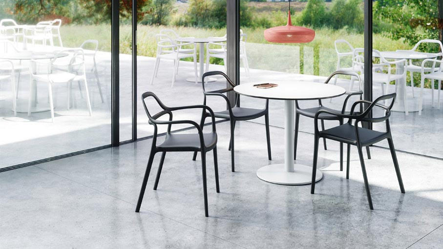 KFI Studios Express Yourself Indoor/Outdoor Polypropylene Chair