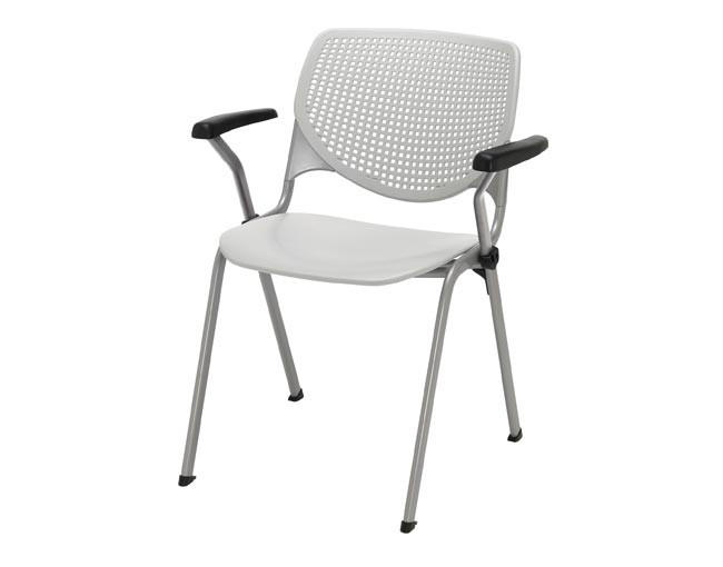 KFI Studios KFI Kool Polypropylene Guest Chair with Arms 