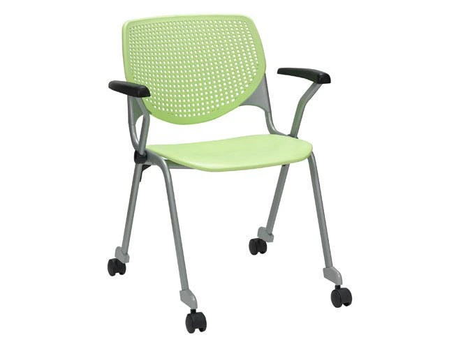 KFI Kool Stackable Polypropylene Training Room Chair with Arms
