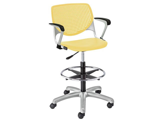 KFI Studios KFI Kool Task Stool with Arms 