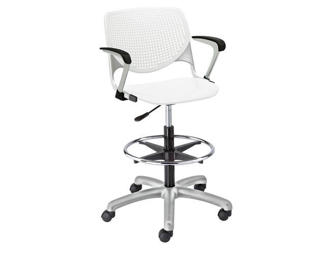 KFI Studios KFI Kool Task Stool with Arms 