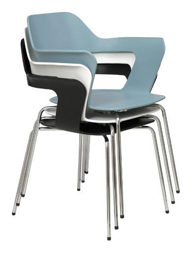 KFI Studios KFI Julep Stacking Poly Shell Guest Chair 2500CH