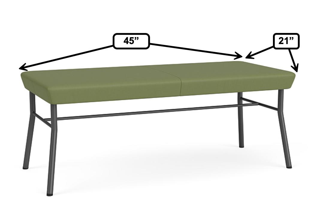  Lesro Mystic 2 Seat Bench MG2001 