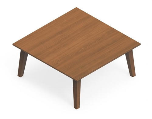Global Total Office Global Corby 30" x 30" Wood Veneer Coffee Table CBYCT3030H13