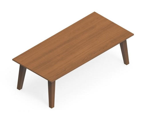 Global Total Office Global Corby 42" x 20" Mid Century Coffee Table CBYCT4220H13