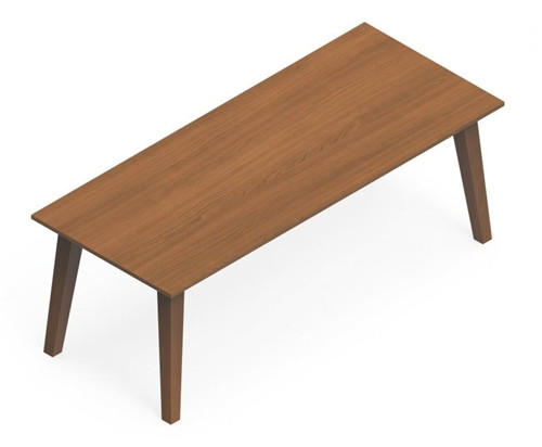 Global Total Office Global Corby 48" x 20" Mid Century Guest Reception Table CBYCT4820H17