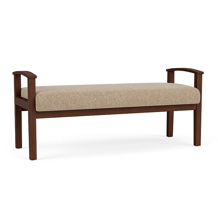  Lesro Amherst Wood 2 Seat Reception Bench AW2001 