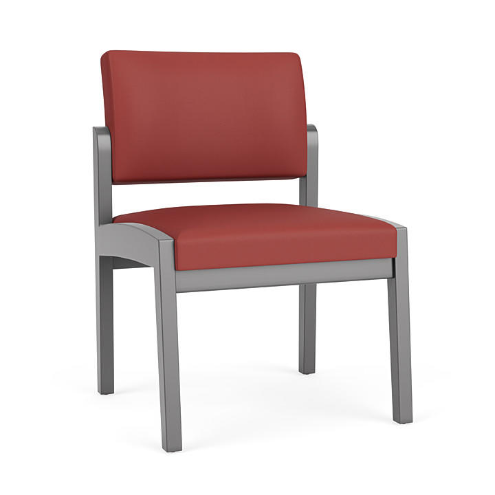  Lesro Lenox Wood 300 lb. Capacity Armless Guest Chair LW1102 