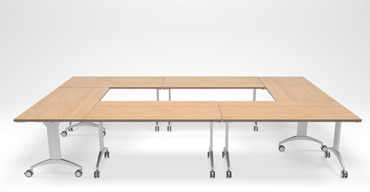 Special-T Link 6 Piece Modular Collaborative Table Configuration