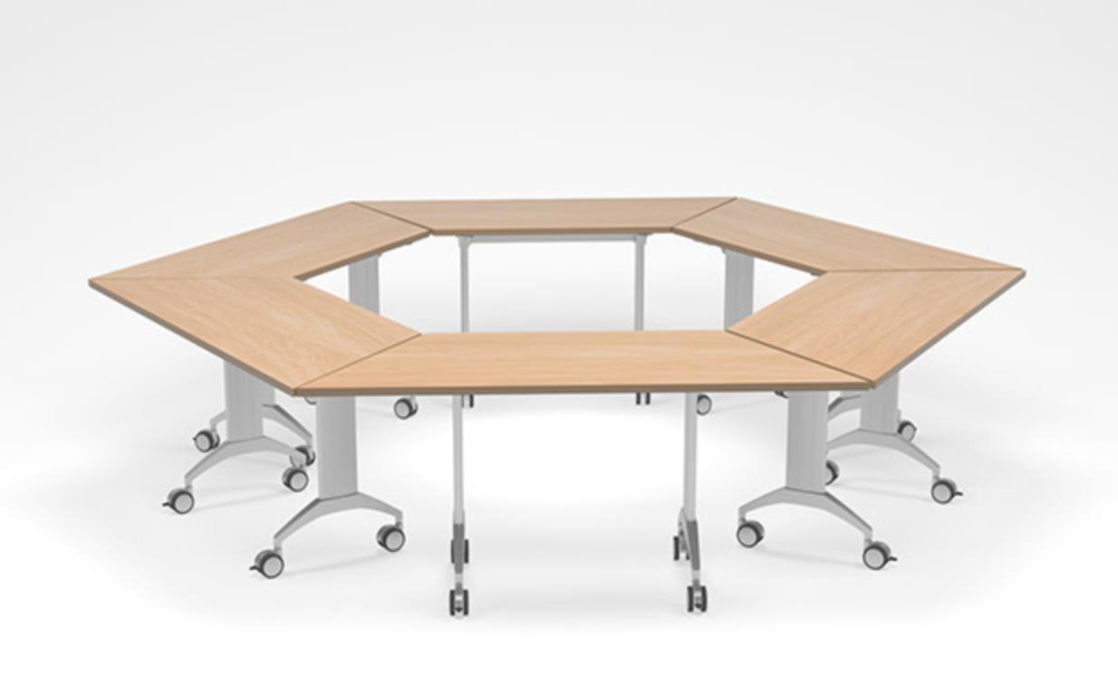  Special-T 12 Person Modular Trapezoid Table Configuration 