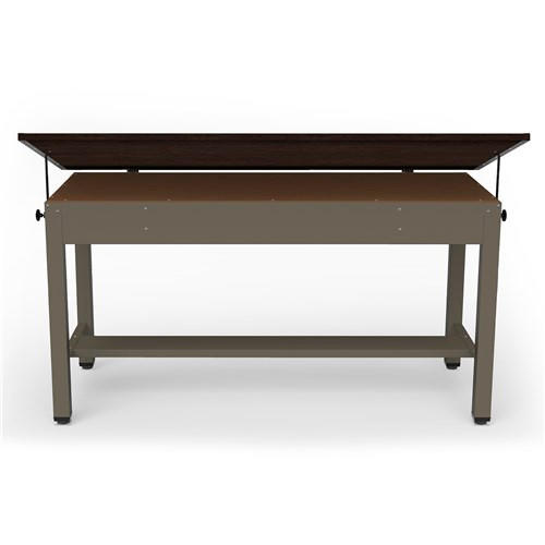 Safco Products Safco Ranger Steel 4-Post Professional Adjustable Top Drafting Table