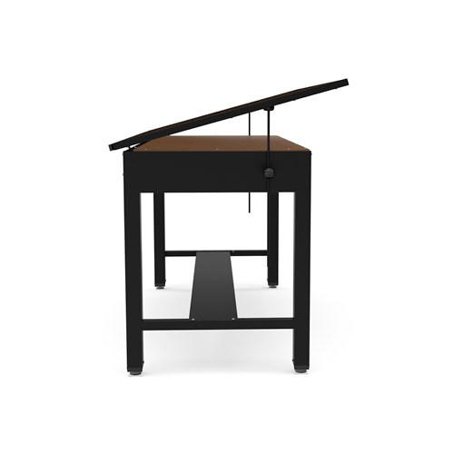 Safco Products Safco Ranger Steel 4 Post 84"W x 43.5"D Architect Drafting Table with Tool Drawer