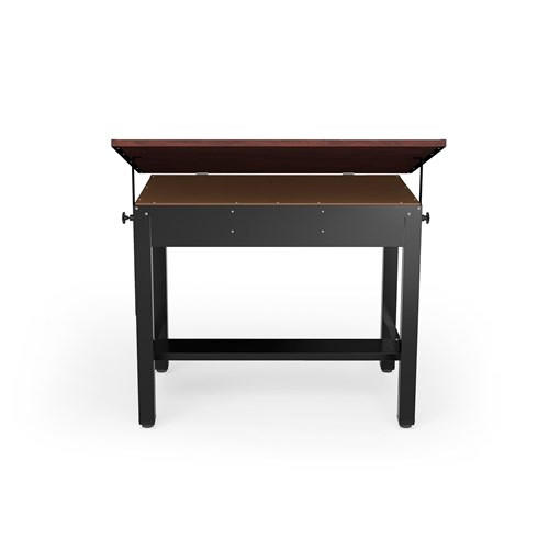 Safco Products Safco Ranger Steel 4-Post 48" x 37.5" Engineering Adjustable Top Drafting Table with Drawers