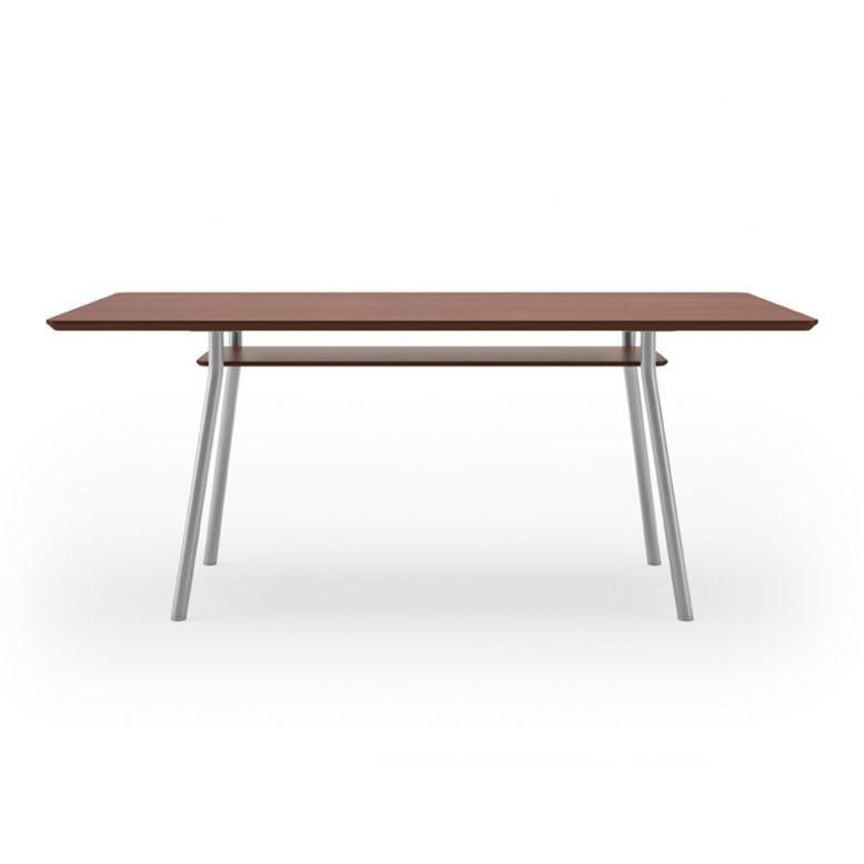  Lesro Mystic 60" Floating Top Conference Table with Shelf (Available with Power!) 