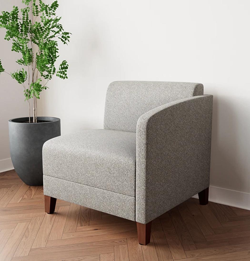  Lesro Fremont Single Left Arm Reception Chair FT1104 (Available with Power!) 