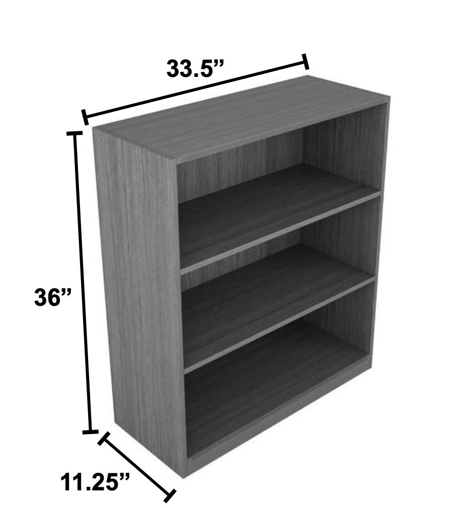  i5 Industries Kai 3 Shelf Bookcase BC36 