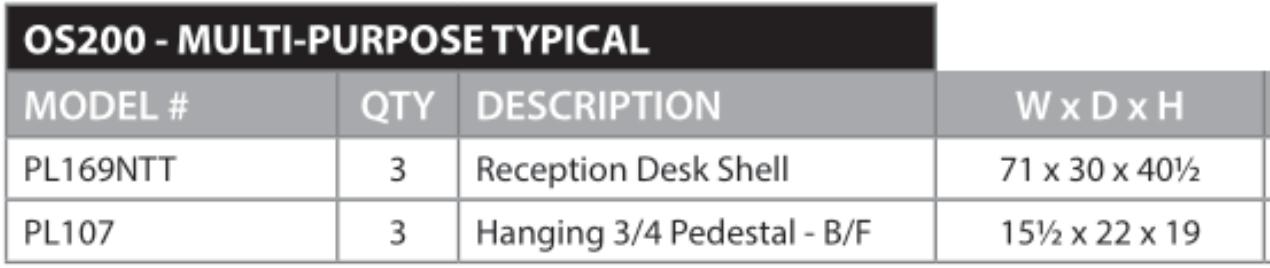 Office Source OS Laminate Multi-User Workstation OS200   Office Source OS Laminate Multi-User Workstation OS200