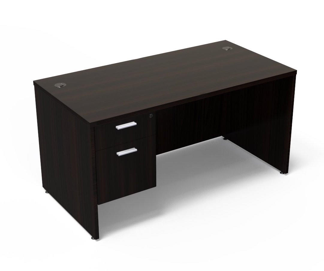i5 Industries Kai Straight Front Pedestal Desk - Thumbnail 2