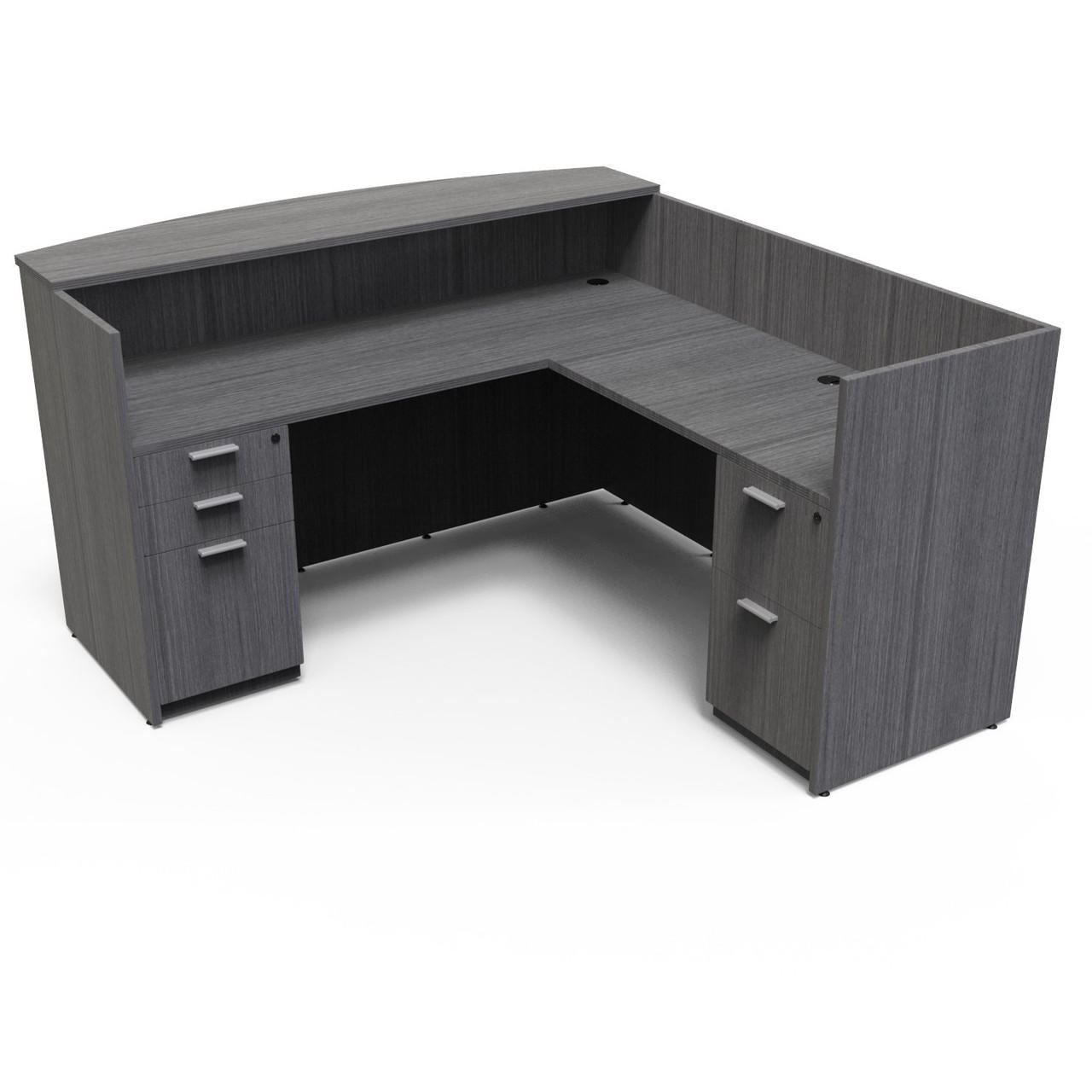 テーブル・机 gnp i5 Industries Kai Reversible L-Shaped Reception Desk RD7172P-2