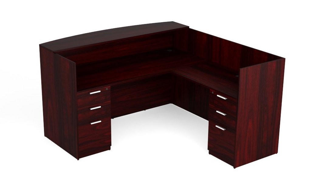 i5 Industries Kai Reversible L-Shaped Reception Desk RD7172P-2
