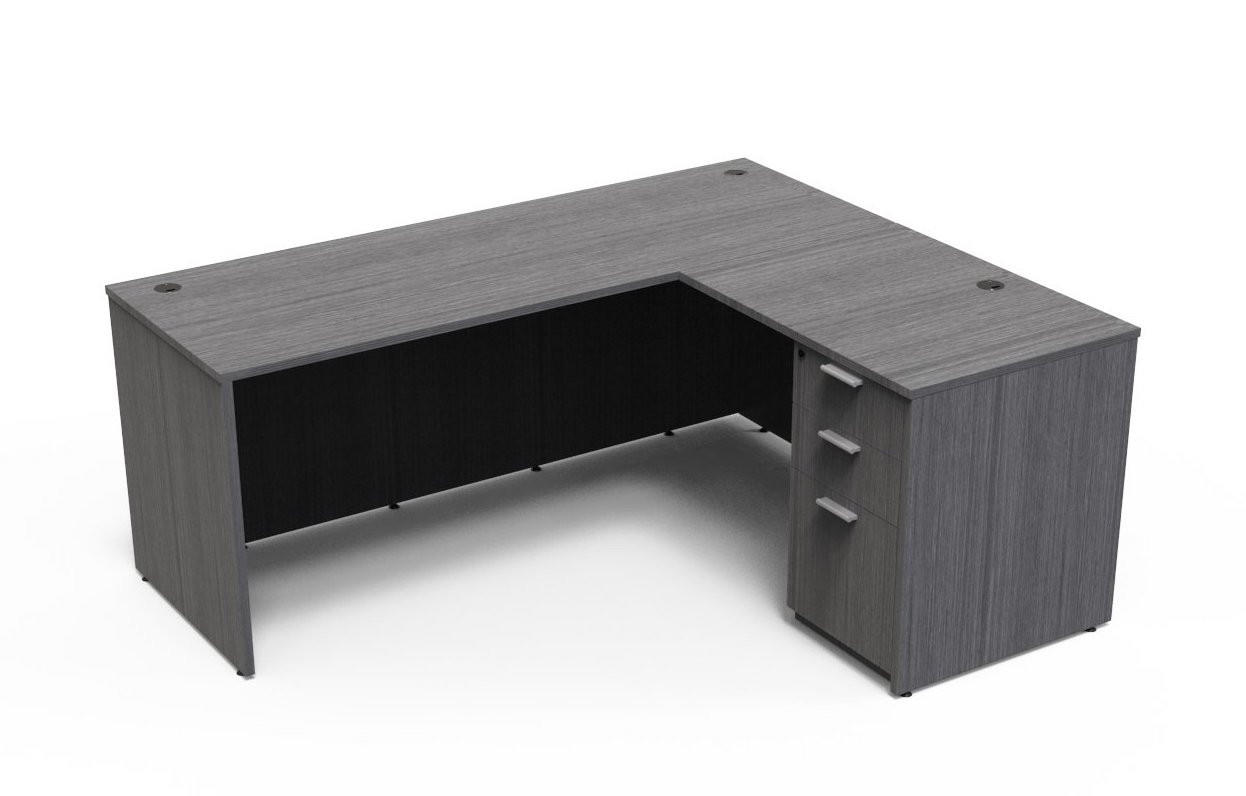 i5 Industries Kai Laminate L-Shaped Workstation D6678P-2