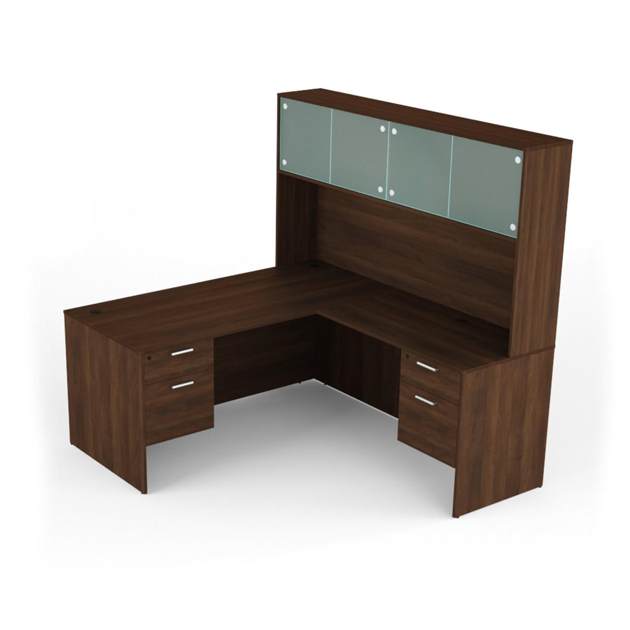  i5 Industries Kai L Office Desk with Hutch DH7172P-6 