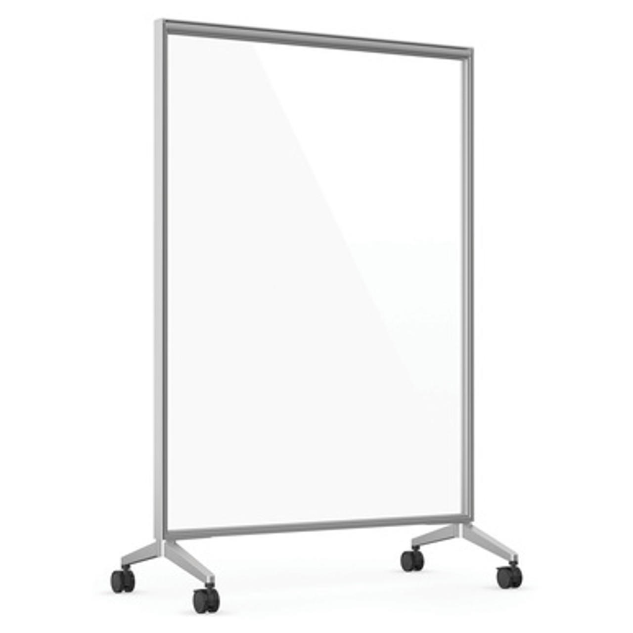  Office Source Spry Clear Acrylic 48"W Mobile Interior Divider MCAB4872 