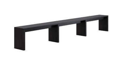 KFI Loci 21 ft. Long Stained Wood Collaborative Table
