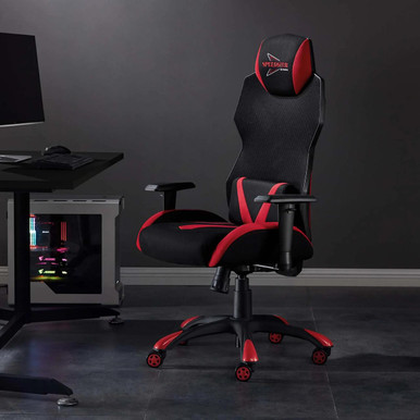 Red Block Computer Chair Modway Speedster Red and Black Gaming Computer Chair EEI-3901