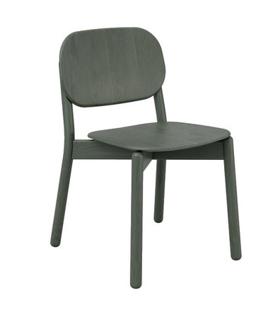 KFI Studios Silva Stained Beech Wood Guest Reception Chair