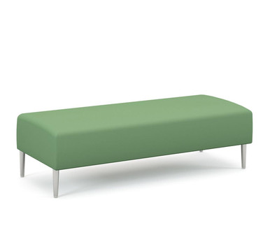 HPFI Eve Lounge Collection Upholstered 3-Seat Reception Bench