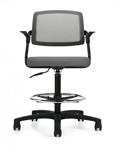 Global Spritz 6768-6 Mesh Back Drafting Chair