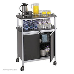 Safco Beverage Cart 8964BL