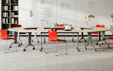 Special-T Link 6 Piece Collaborative Open Center Racetrack Table ...