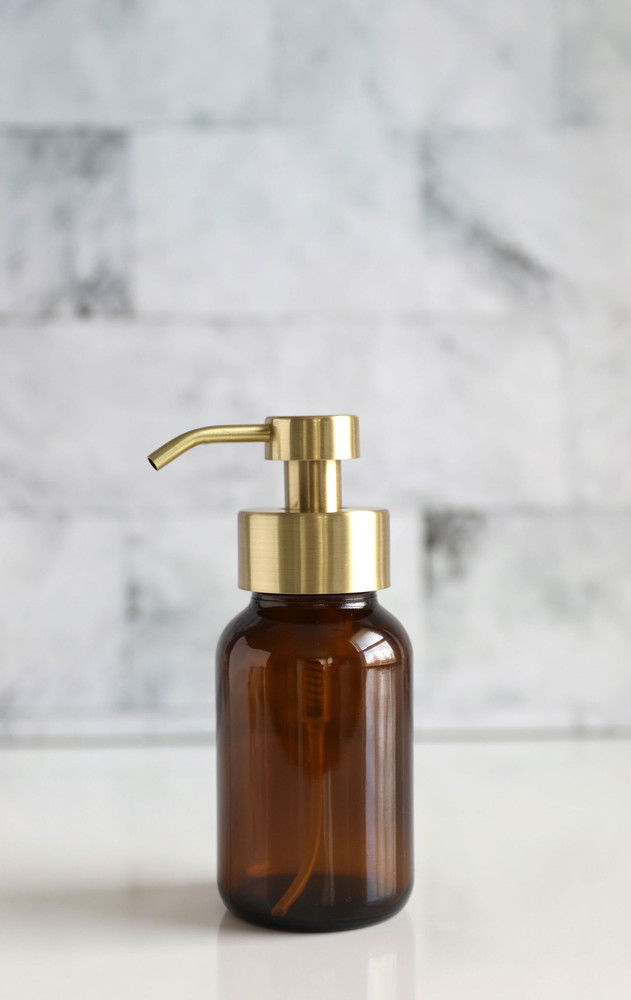 gold hand soap dispenser