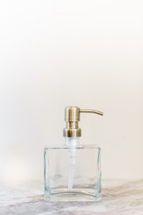 Little Urban Square Shaped Recycled Glass Soap Dispenser
