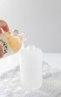 Milk + Honey Glass Soap Dispenser