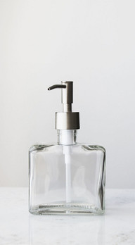 Little Urban Square Shaped Recycled Glass Soap Dispenser