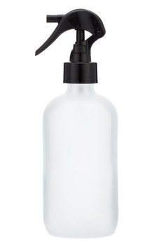 Apothecary Frosted Glass Mist Bottle with Black Mist Nozzle 