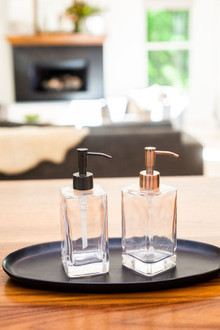 Casa Square Glass Soap Dispenser