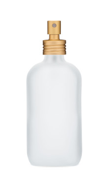 Apothecary Frosted Glass Mist Bottle with Gold Aluminum Mist Nozzle