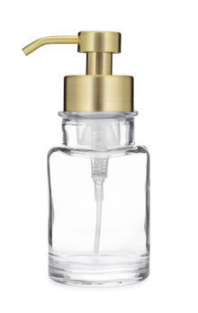 Clara Gold Glass Foam Soap Dispenser