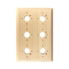 6 Gang Pine Mounting Block