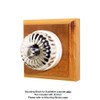 Classic Heritage Fluted Three Speed Fan Controller With White Porcelain Base - Chrome  20FC/3SP(W) CH